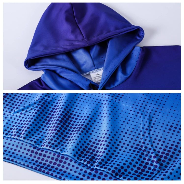 Picture of Unisex Adults Polyester Spandex Sublimated Hoodie With Pocket