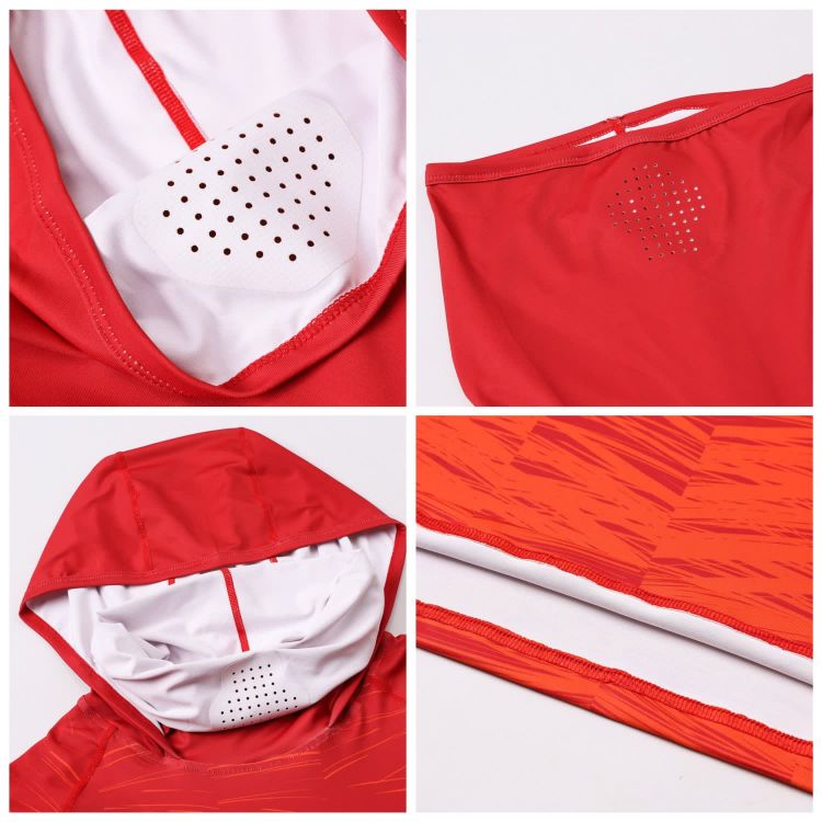 Picture of Men's Polyester Spandex Sublimated Sun Protection Hoodie