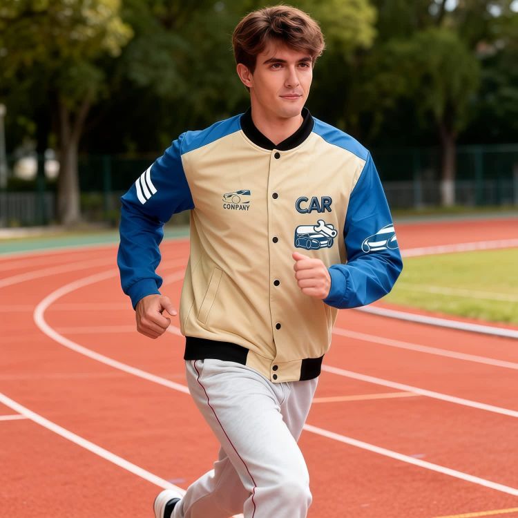 Picture of Unisex Polyester Scuba Sublimated Varsity Jacket