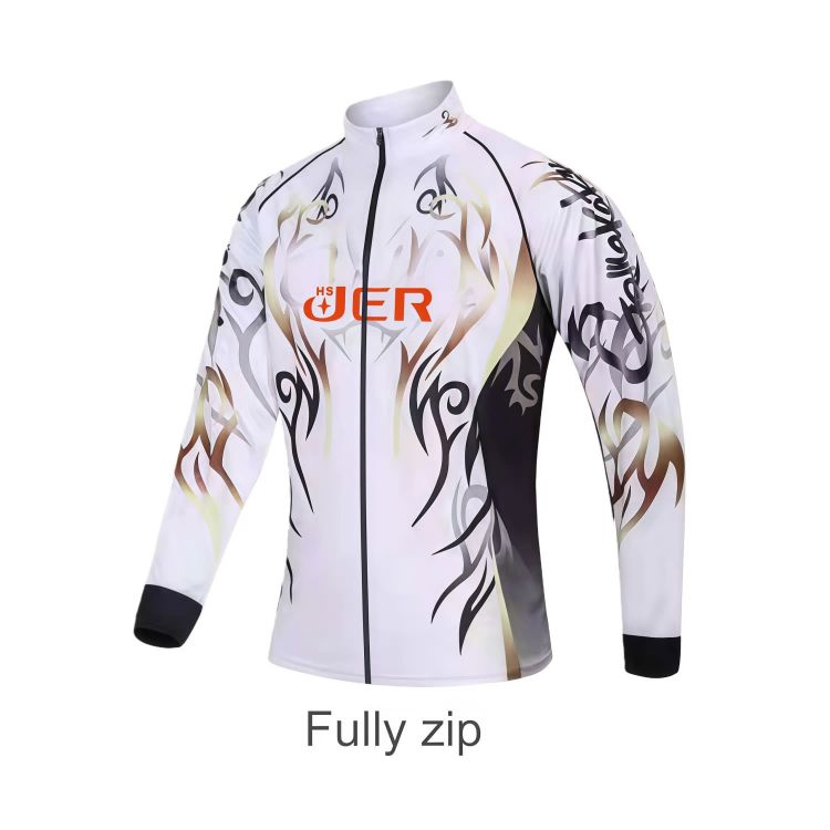 Picture of Men's Polyester Spandex Sublimated 1/4 Zip Fishing Pullover
