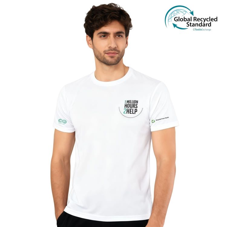 Picture of Unisex Adults RPET Sublimated Round-collar Tee Shirt
