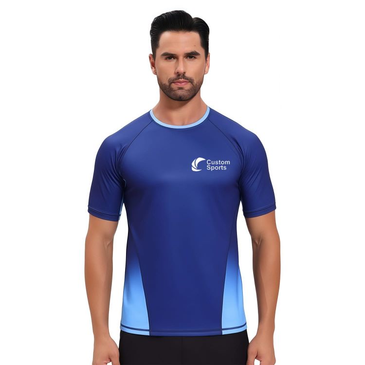 Picture of 100% Polyester Micro Mesh Sublimated Crew Neck Raglan Tee Shirt