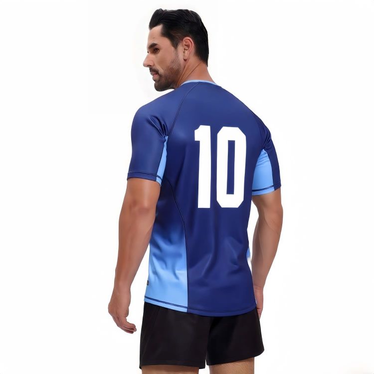 Picture of 100% Polyester Micro Mesh Sublimated Crew Neck Raglan Tee Shirt