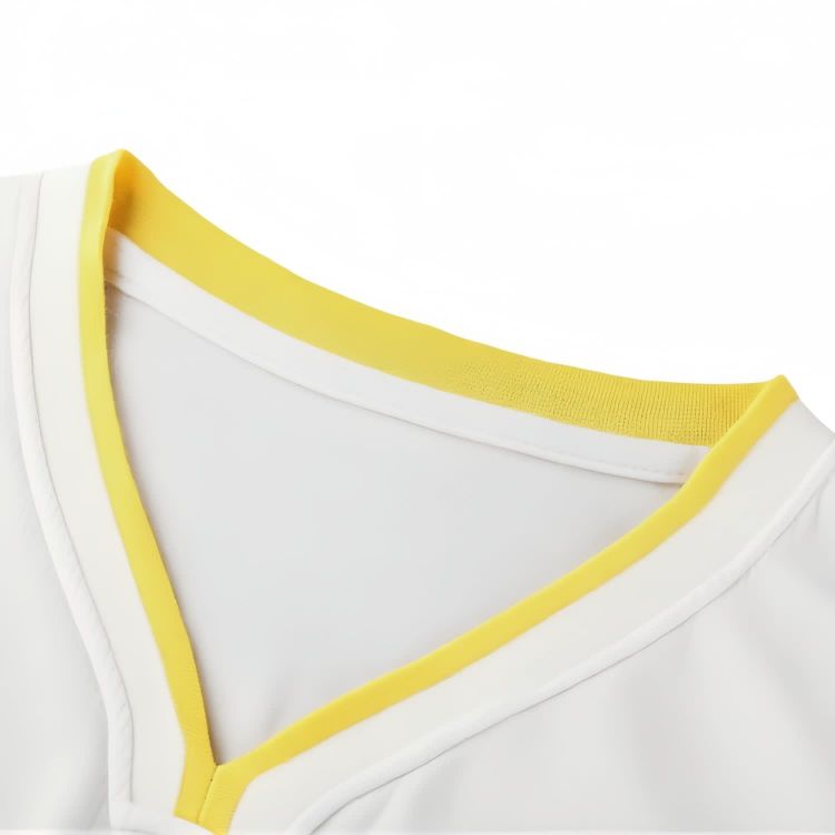 Picture of 100% Polyester Sublimated Curved V-Neck Sleeveless Sport Jersey