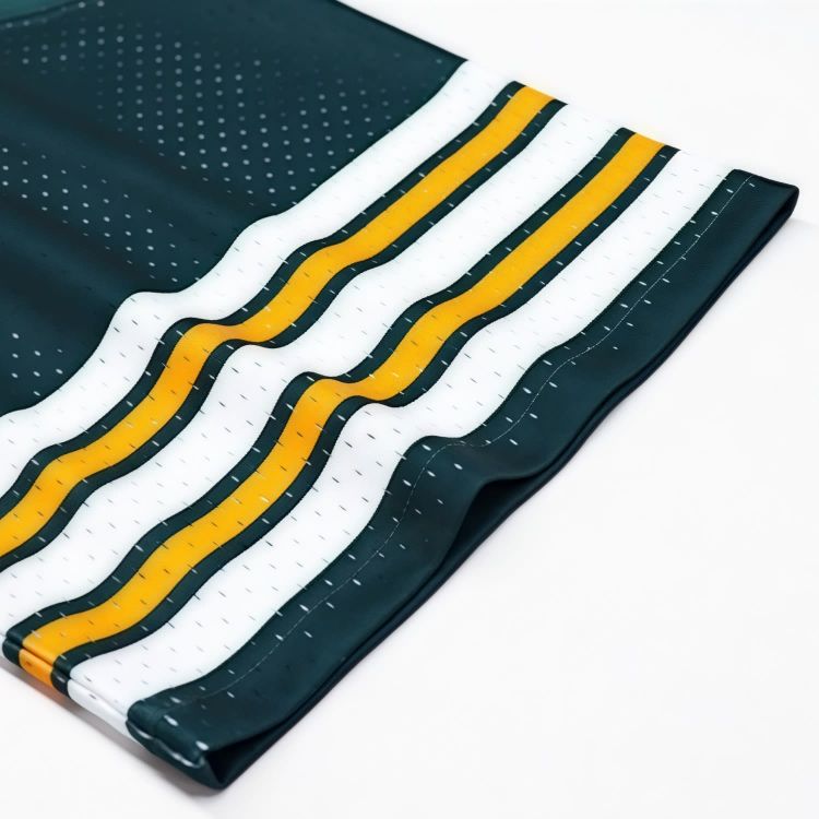 Picture of 100% Polyester Unisex Sublimation Loose Retro V-Neck Hockey Jersey