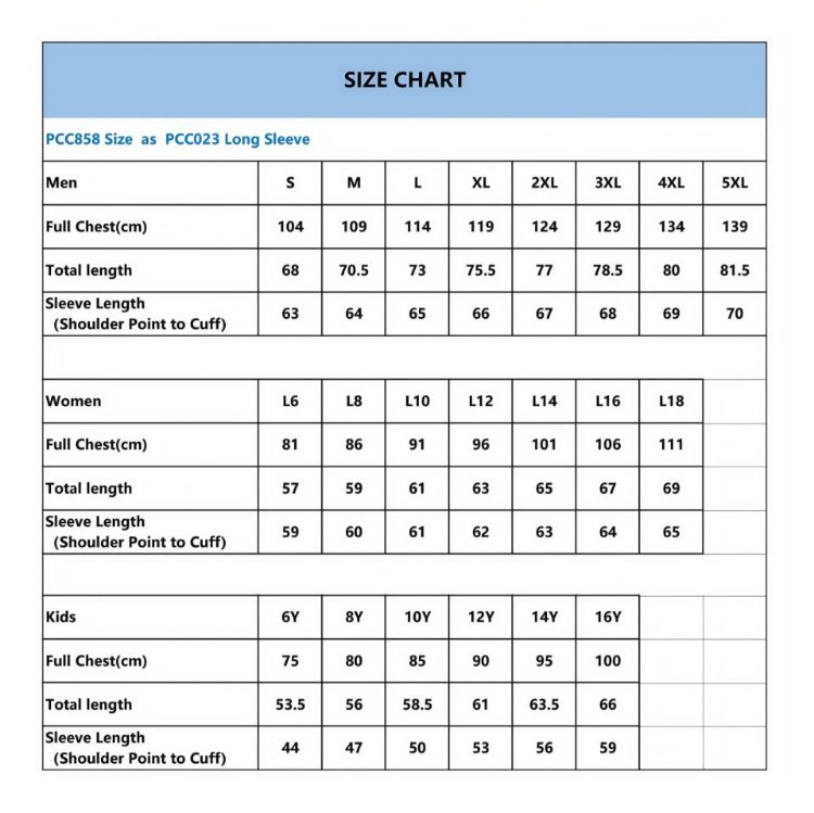Picture of Unisex Adults 100% Poly Milk Silk Sublimated Long Sleeves V-Neck Shirt