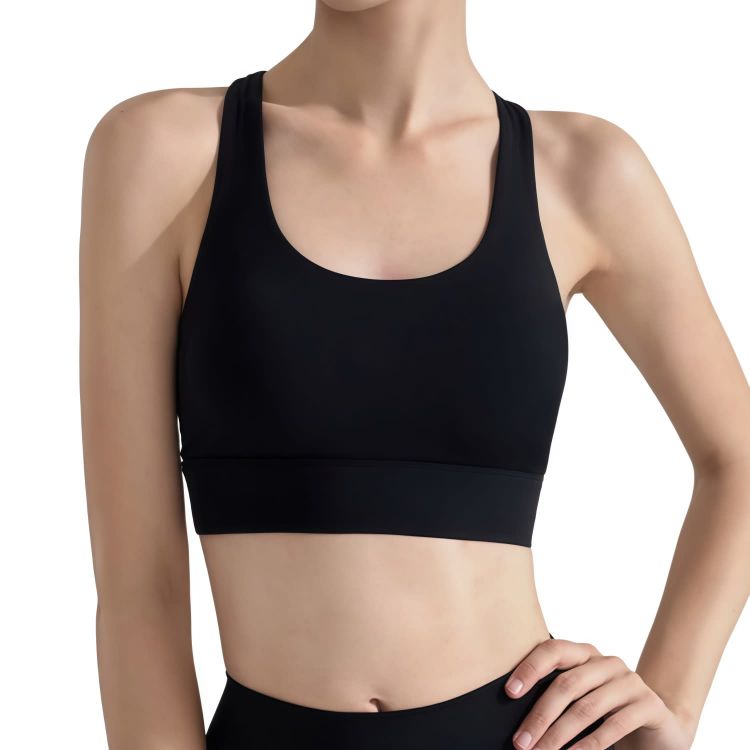 Picture of Women's Cross Back Yoga Crop Bra Tank