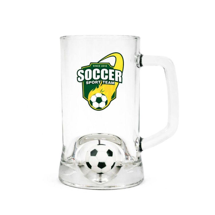 Picture of Beer Glass with Custom Spinner Toy