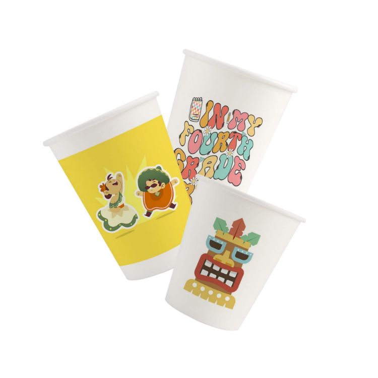 Picture of Custom Disposable Single Wall Paper Cups