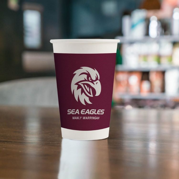 Picture of Home Compostable Aqueous Single Wall Paper Cups