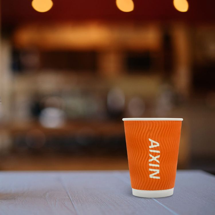 Picture of Custom Disposable Corrugated Double Wall Paper Cups