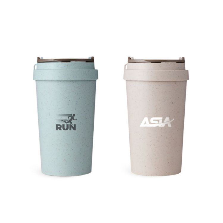 Picture of 360ML Double Wall Wheat Straw Water Cup