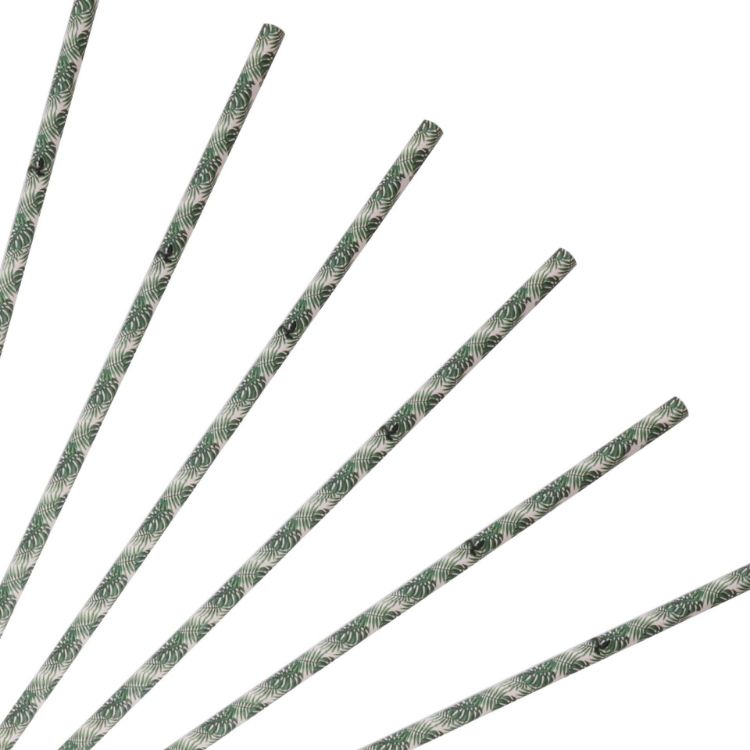 Picture of Disposable 3-ply Straight Drinking Paper Straw