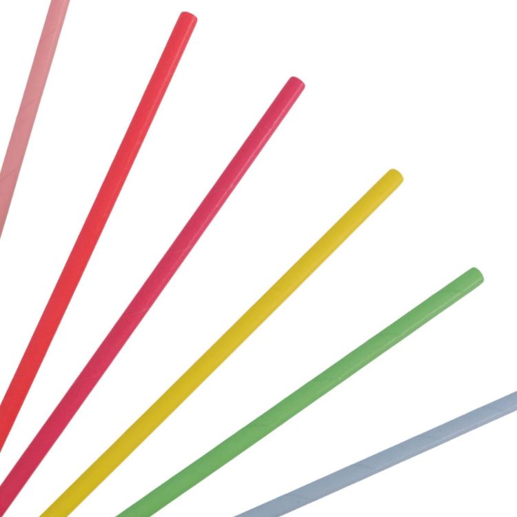 Picture of Disposable 3-ply Straight Drinking Paper Straw