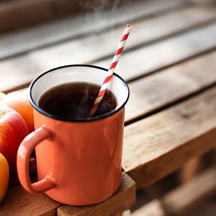 Picture of Disposable 3-ply Straight Drinking Paper Straw