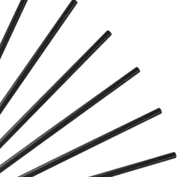 Picture of Custom Disposable 3-ply Straight Drinking Paper Straw