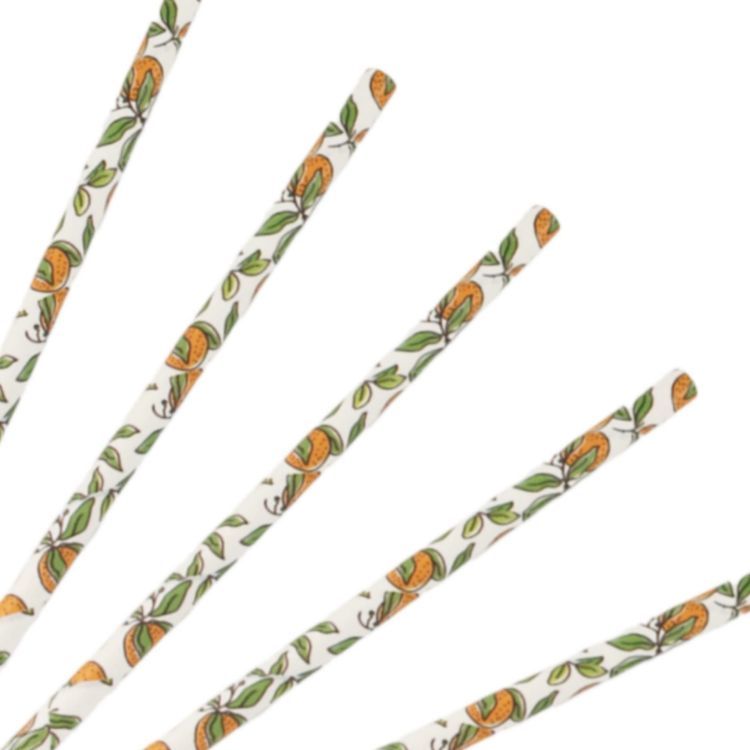 Picture of Custom Disposable 3-ply Straight Drinking Paper Straw