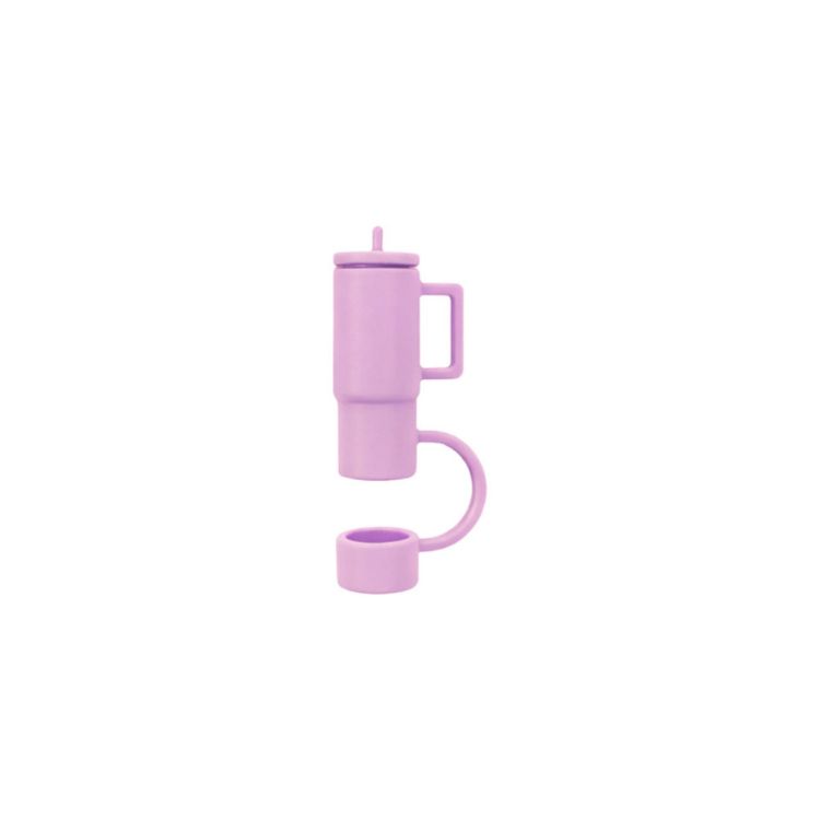 Picture of Cup Shaped Silicone Straw Cover