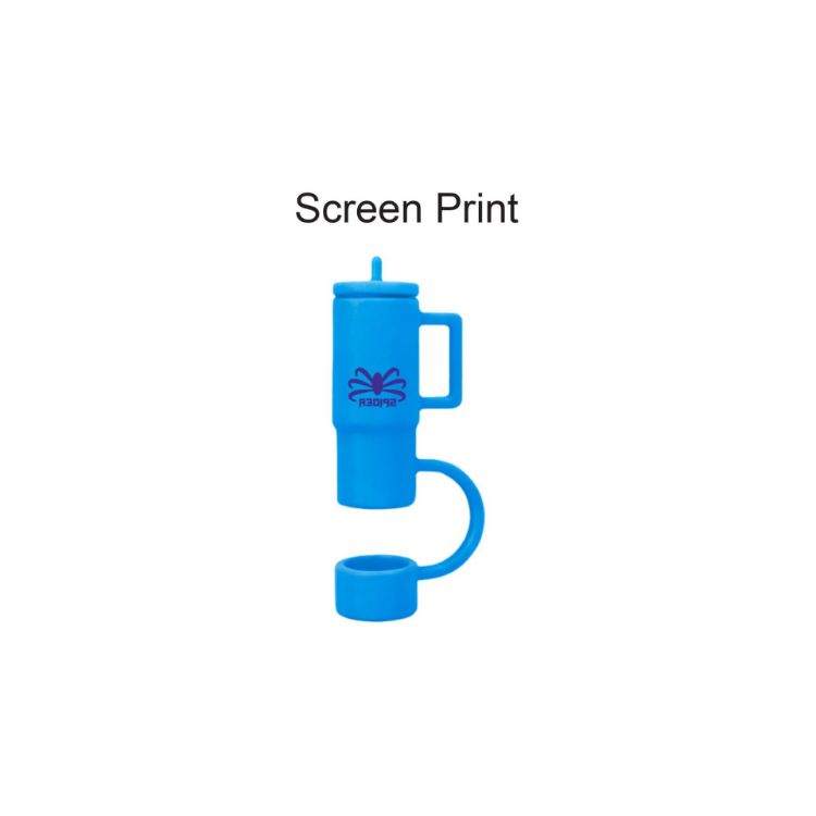 Picture of Cup Shaped Silicone Straw Cover