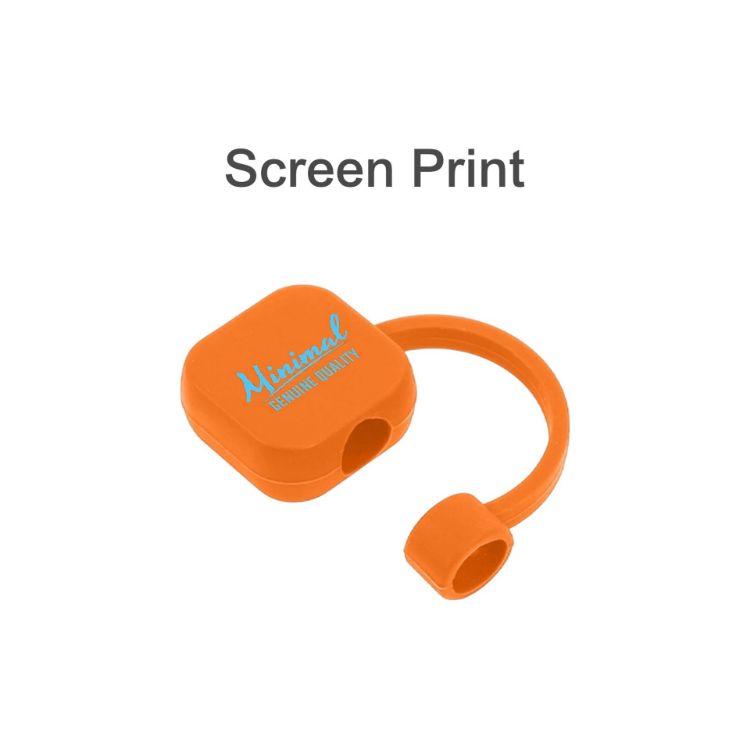 Picture of Square Silicone Straw Cover