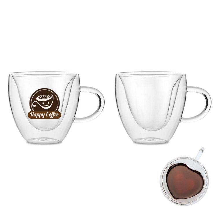 Picture of Heart Double Wall Mug