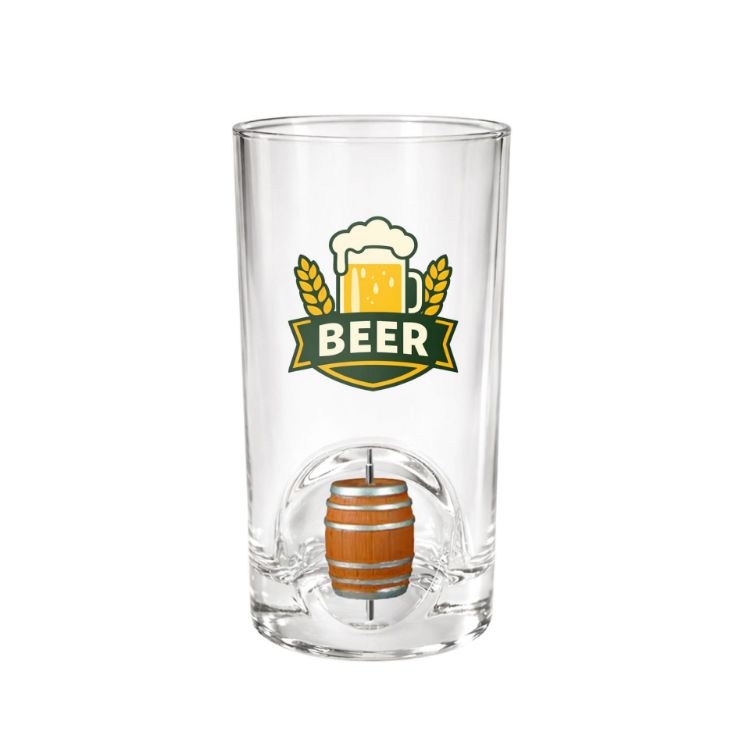 Picture of Glass Cup with Custom Spinner Toy
