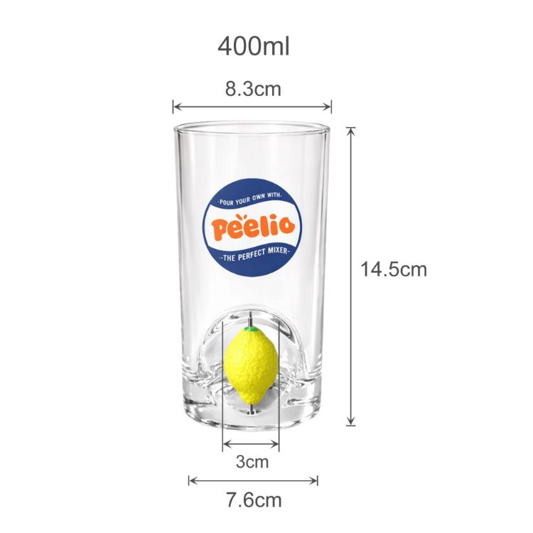 Picture of Glass Cup with Custom Spinner Toy