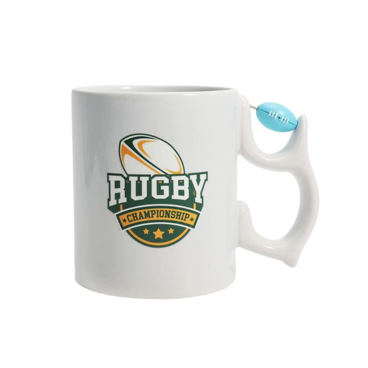 Picture of Ceramic Mug with Custom Spinner Toy