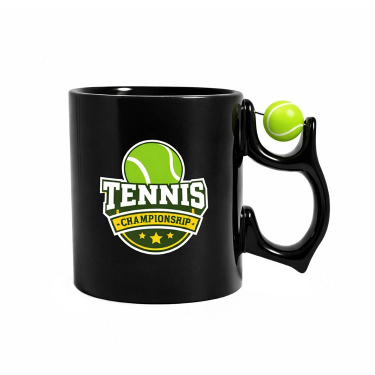 Picture of Ceramic Mug with Custom Spinner Toy