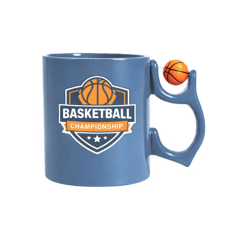 Picture of Ceramic Mug with Custom Spinner Toy