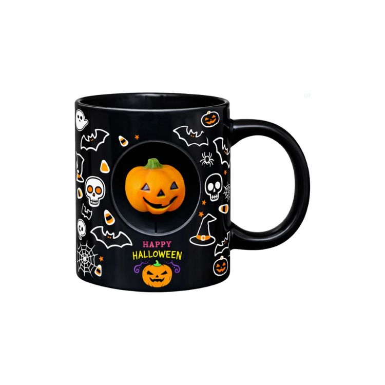 Picture of Ceramic Coffee Mug with Custom Spinner Toy