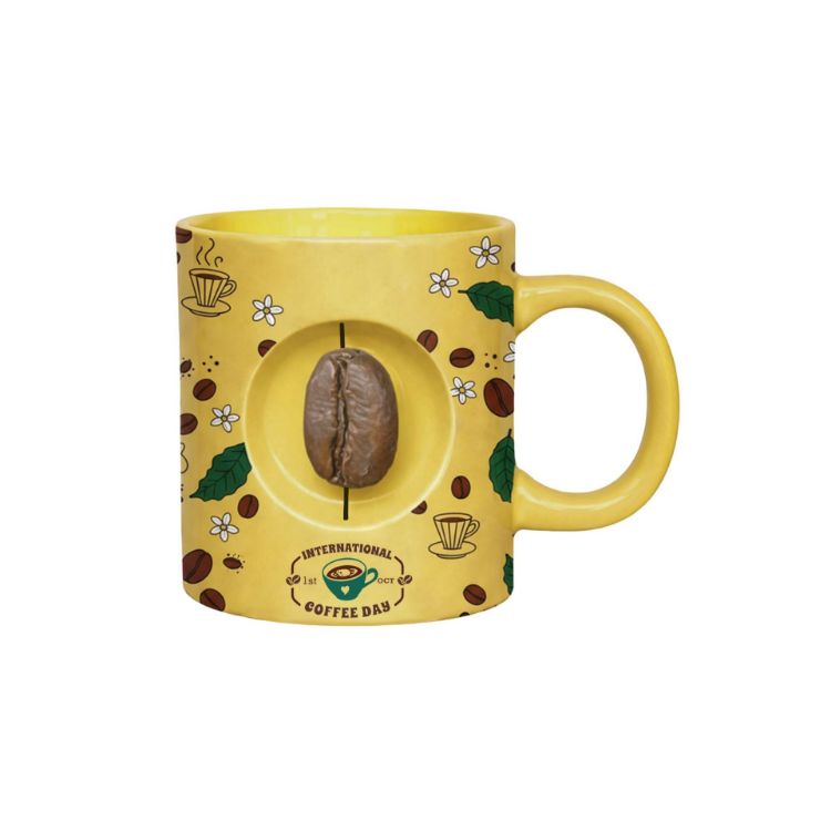 Picture of Ceramic Coffee Mug with Custom Spinner Toy