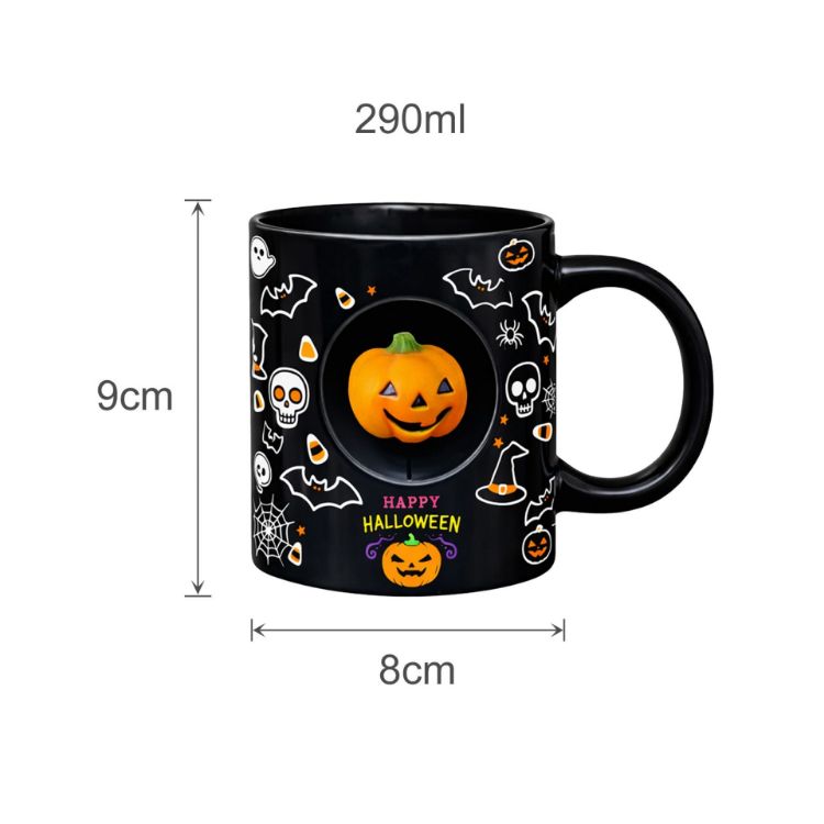 Picture of Ceramic Coffee Mug with Custom Spinner Toy