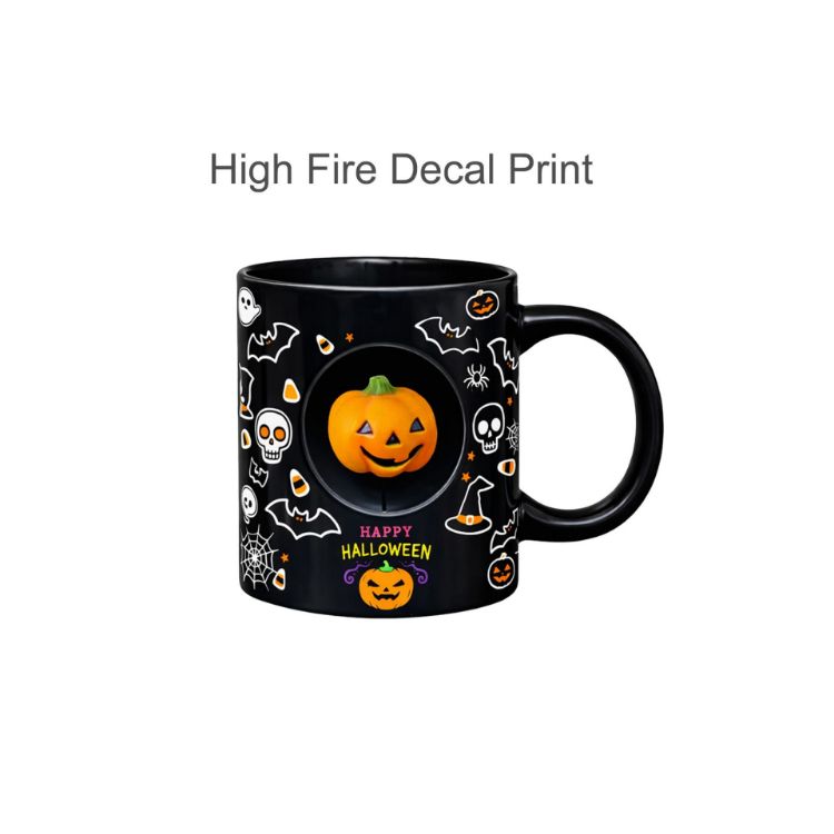 Picture of Ceramic Coffee Mug with Custom Spinner Toy