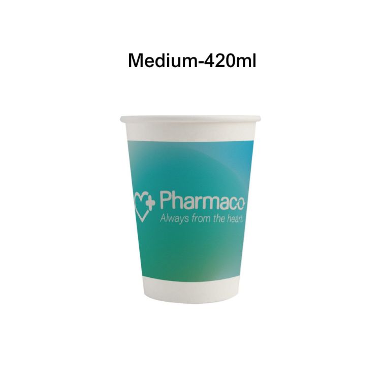 Picture of PLA Single Wall Compostable Paper Cups