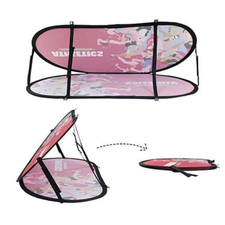 Picture of Bean Shaped Pop Up Banners (Small)