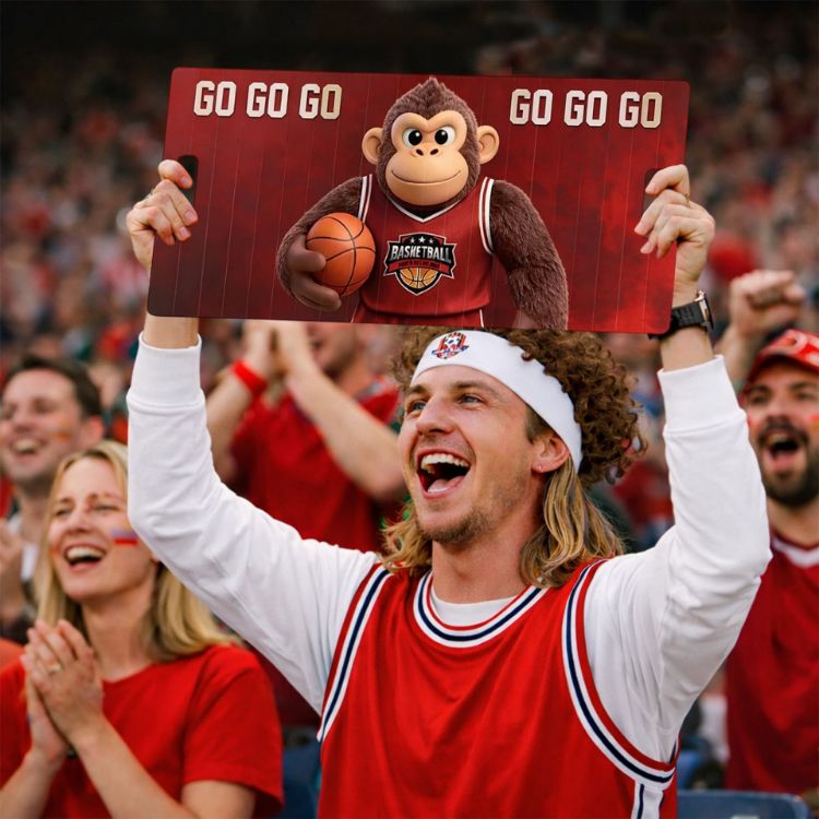 Picture of Folding Cheering Banner