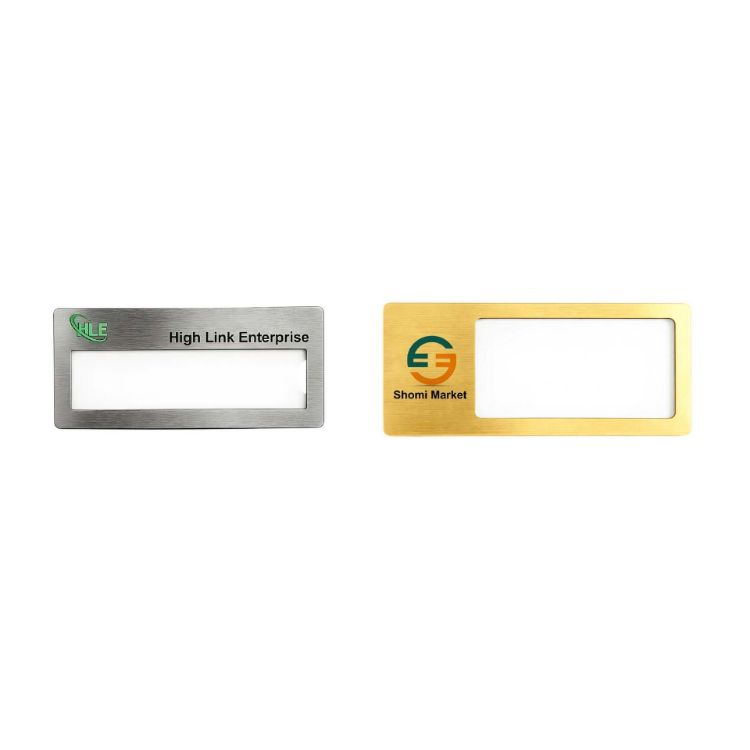 Picture of Reusable Metal Name Badge