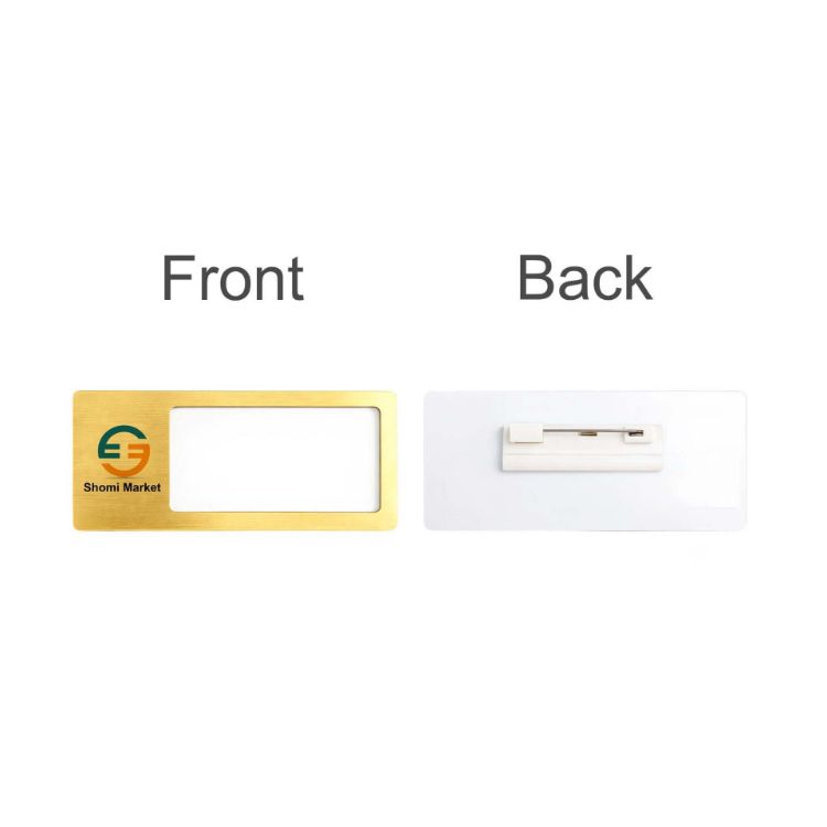 Picture of Reusable Metal Name Badge
