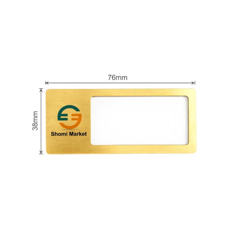 Picture of Reusable Metal Name Badge