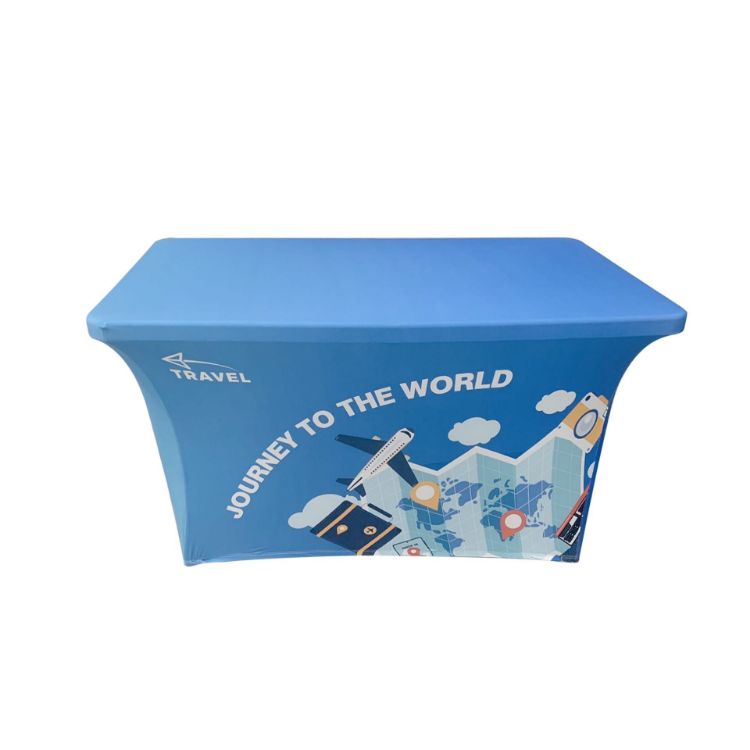 Picture of Stretch Table Covers with Open Back * 6ft