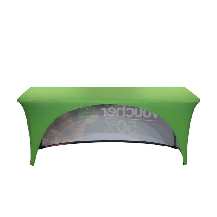 Picture of Stretch Table Covers with Open Back * 6ft