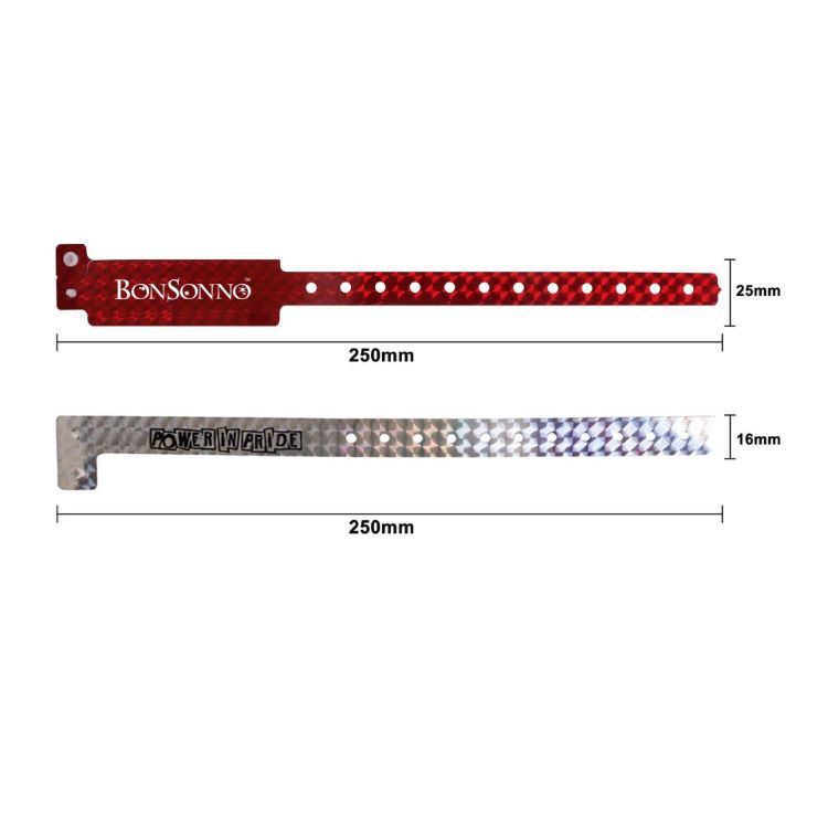 Picture of Disposable Holographic PVC Wristband