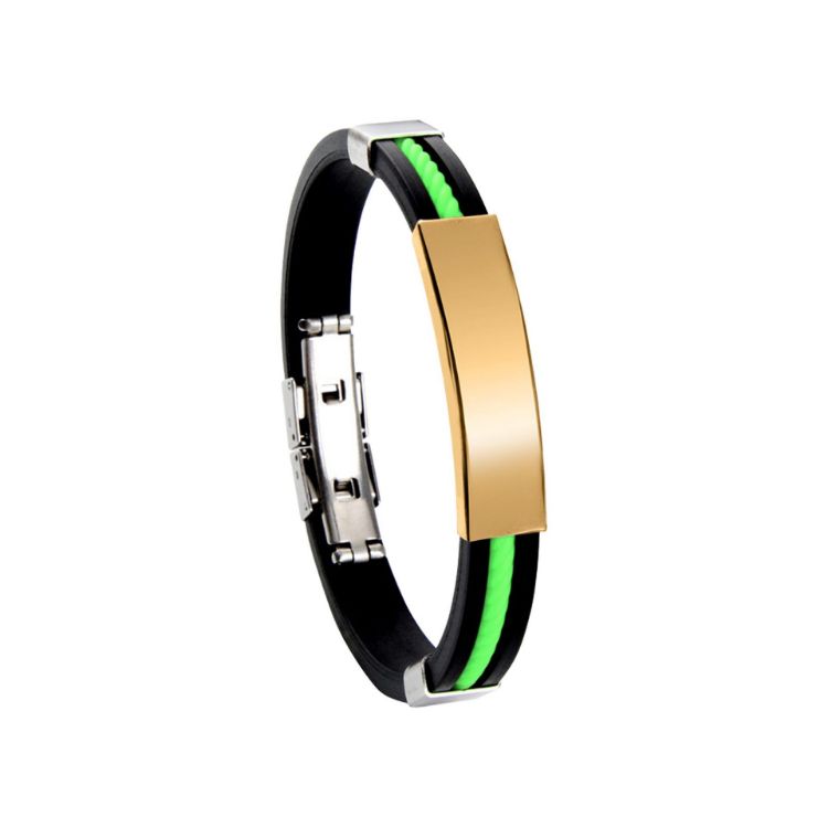 Picture of Glide Lock Clasp Colour Silica Bracelet