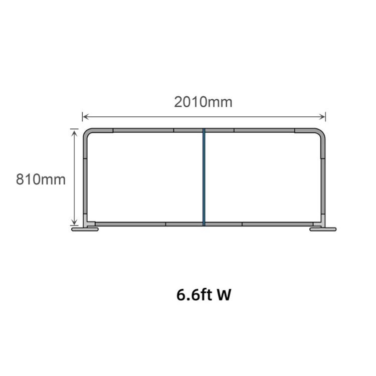 Picture of Sidewalk Cafe Barrier (81x201cm)
