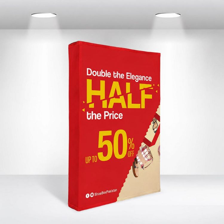 Picture of Straight Fabric Popup Displays