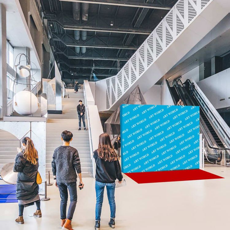 Picture of Straight Fabric Popup Displays