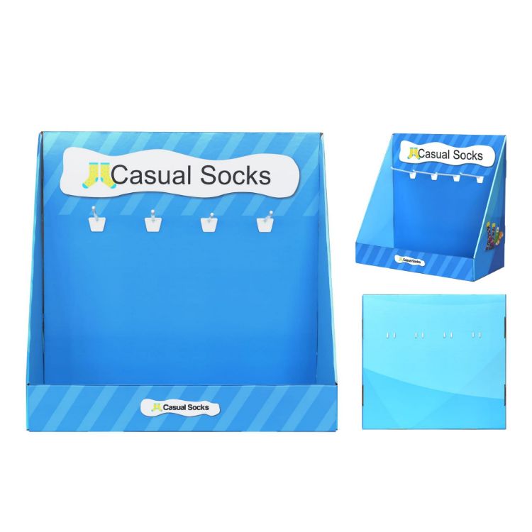 Picture of Corrugated Cardboard Counter Hooks Display