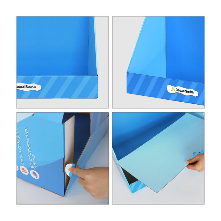 Picture of Corrugated Cardboard Counter Hooks Display