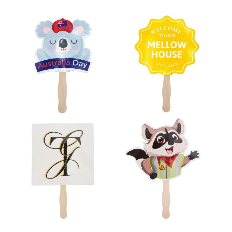 Picture of Custom Shape Paper Hand Fan